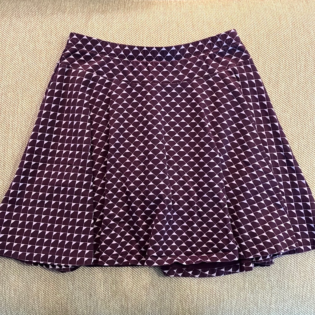Purple Pattern Skort